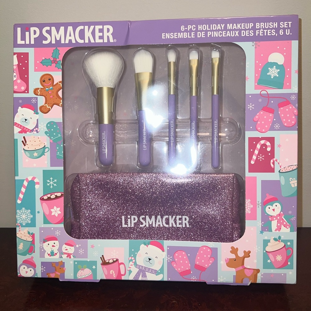 Purple Kids Makeup Brush Set